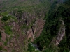 La cascade vue de la route