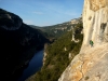 Arrivée à la falaise