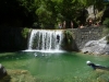 Le saut final du barrage