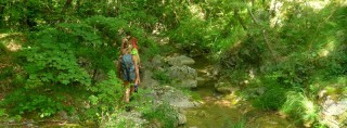 Le petite marche en rivière du début