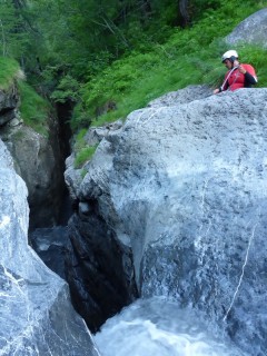 L'entrée du canyon