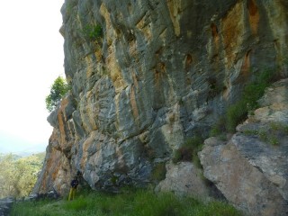 La falaise de Pietralba