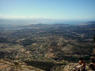 Vue sur la baie d'Ajaccio