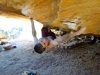 Un petit hueco dans Rocklands, 7b+