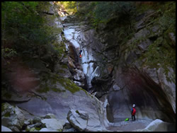 Photo canyon en Suisse